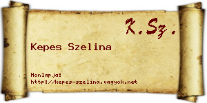 Kepes Szelina névjegykártya
